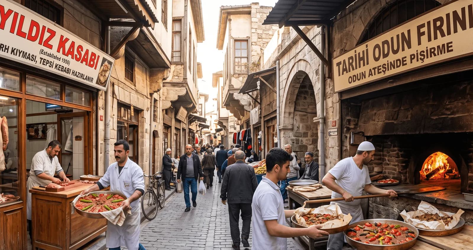 The 50 Meters Between Butcher and Bakery: Tepsi and Kâğıt Kebabı